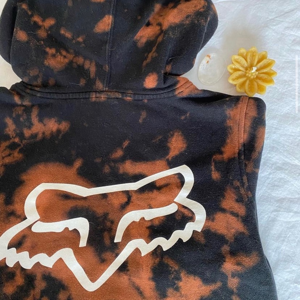 Fox Bleached Hoodie🖤